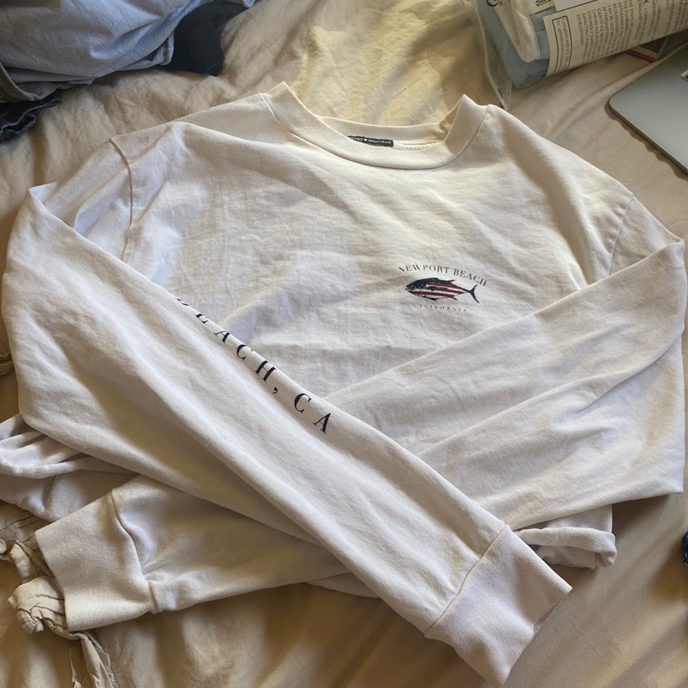 Brandy rare newport crop shirt